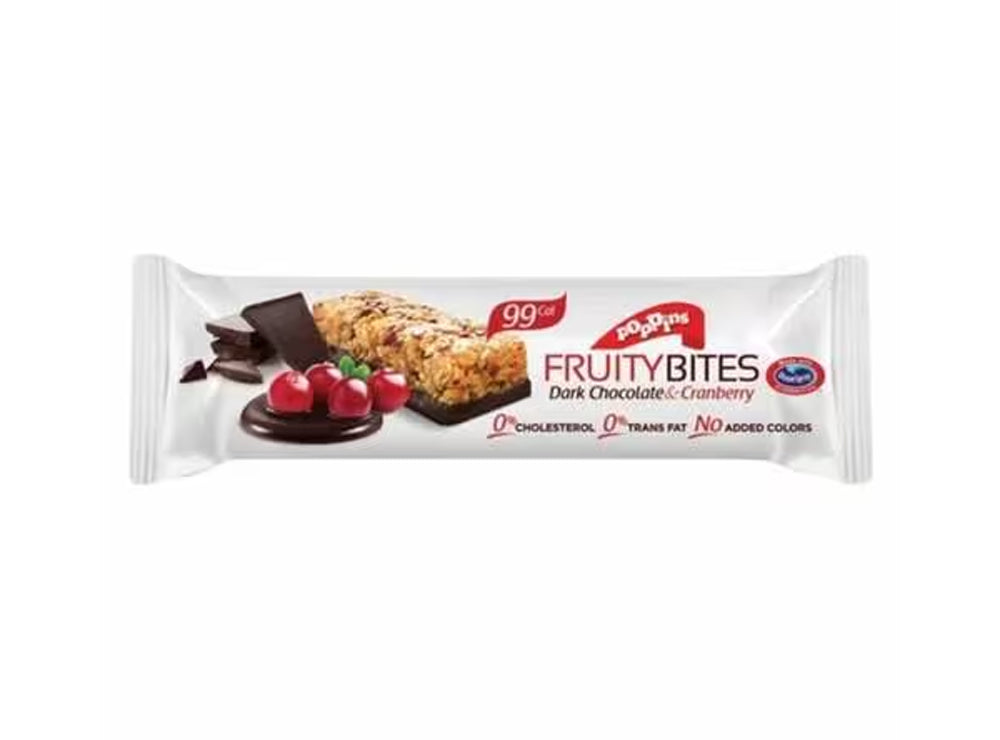 Poppins Fruity Bites Dark Chocolate And Cranberry