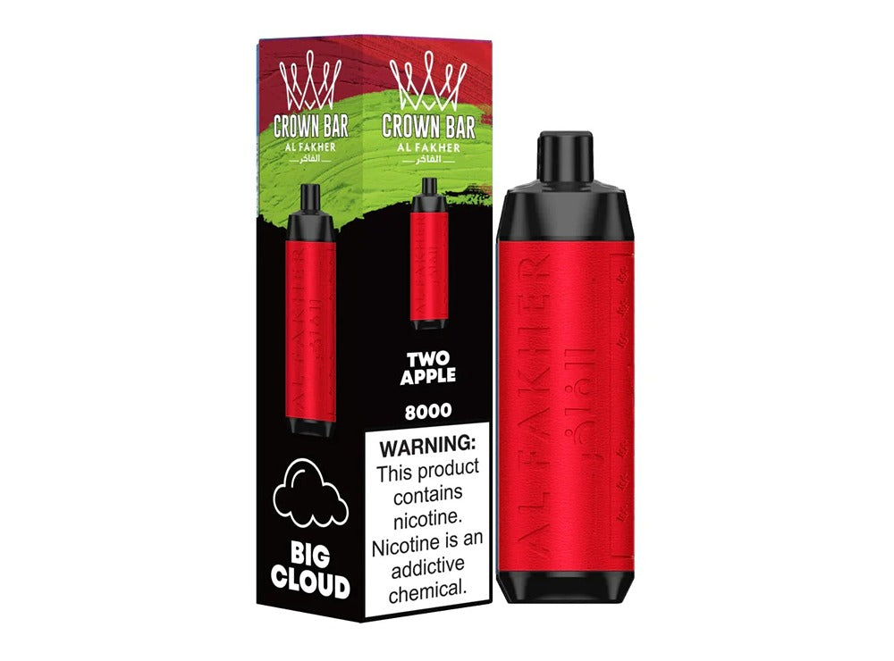 Al Fakher Two Apple Vape Crown Bar
