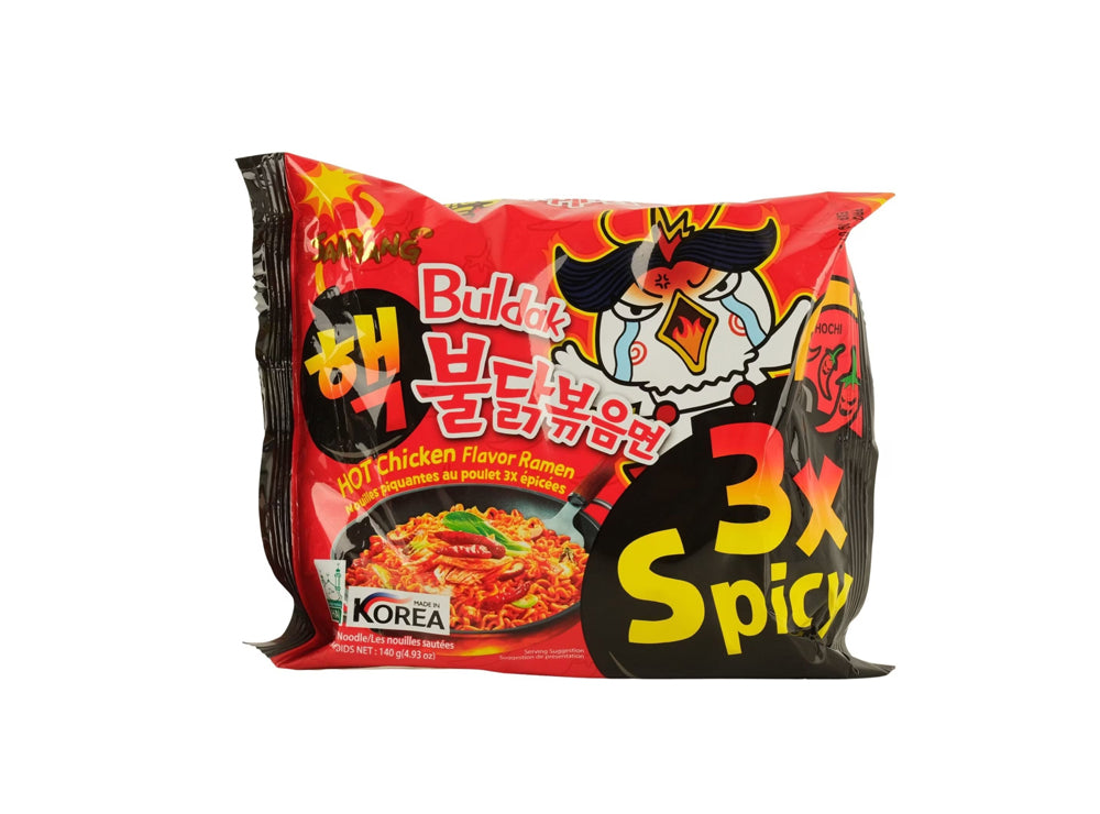 Buldak Hot Chicken Flavor Ramen X3 Spicy - Korean Indomie