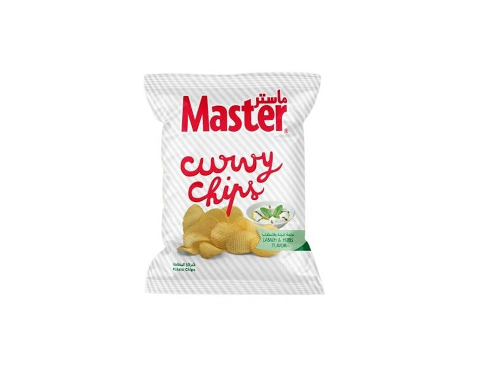 Master Curvy Chips Labneh And Herbs Flavor