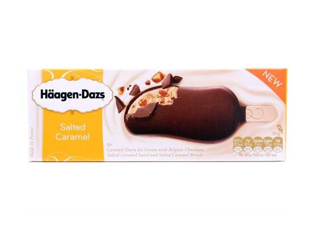 Haagen Dazs Salted Caramel Ice Cream Stick