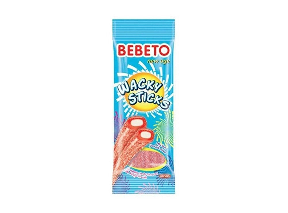 Bebeto Wacky Sticks Straw Vanilla