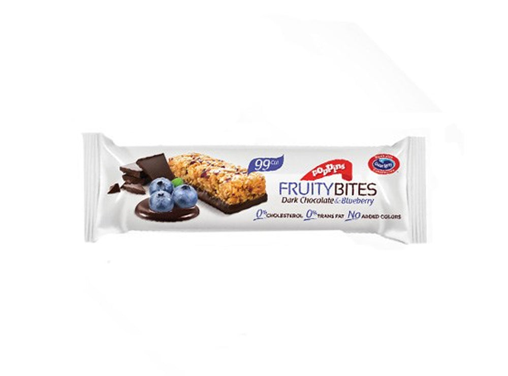 Poppins Fruitybites Dark Chocolate And Blueberry