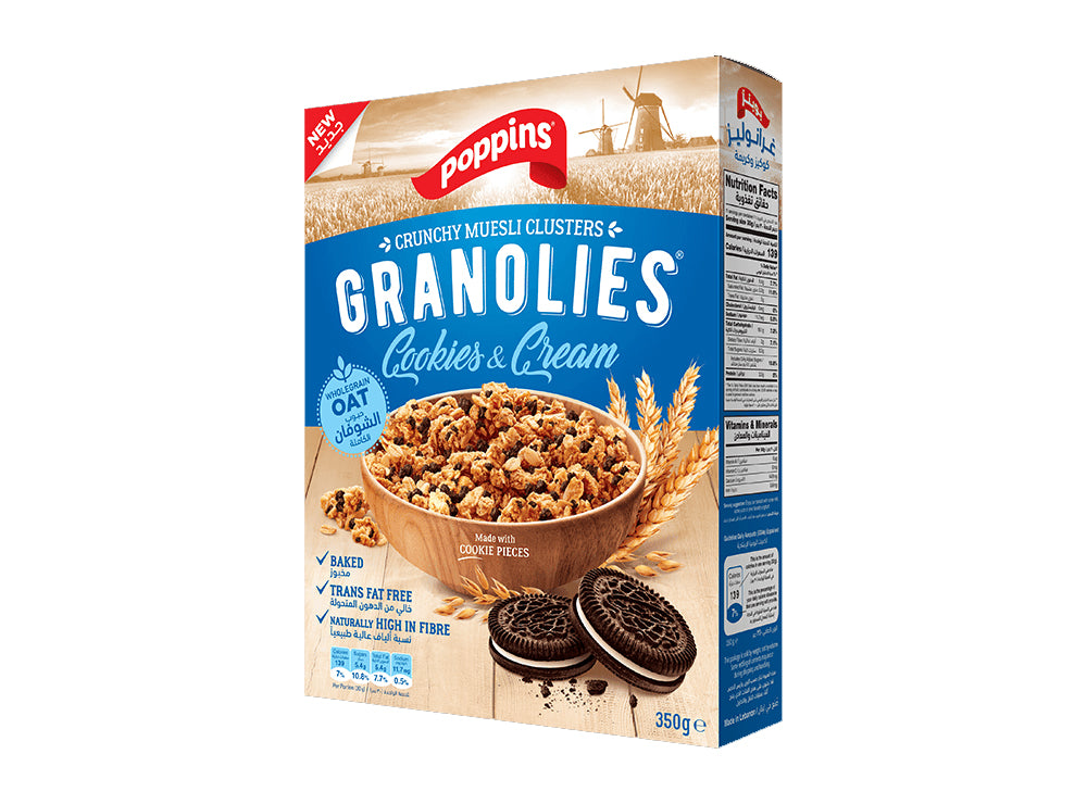 Poppins Granolies Cookies And Cream