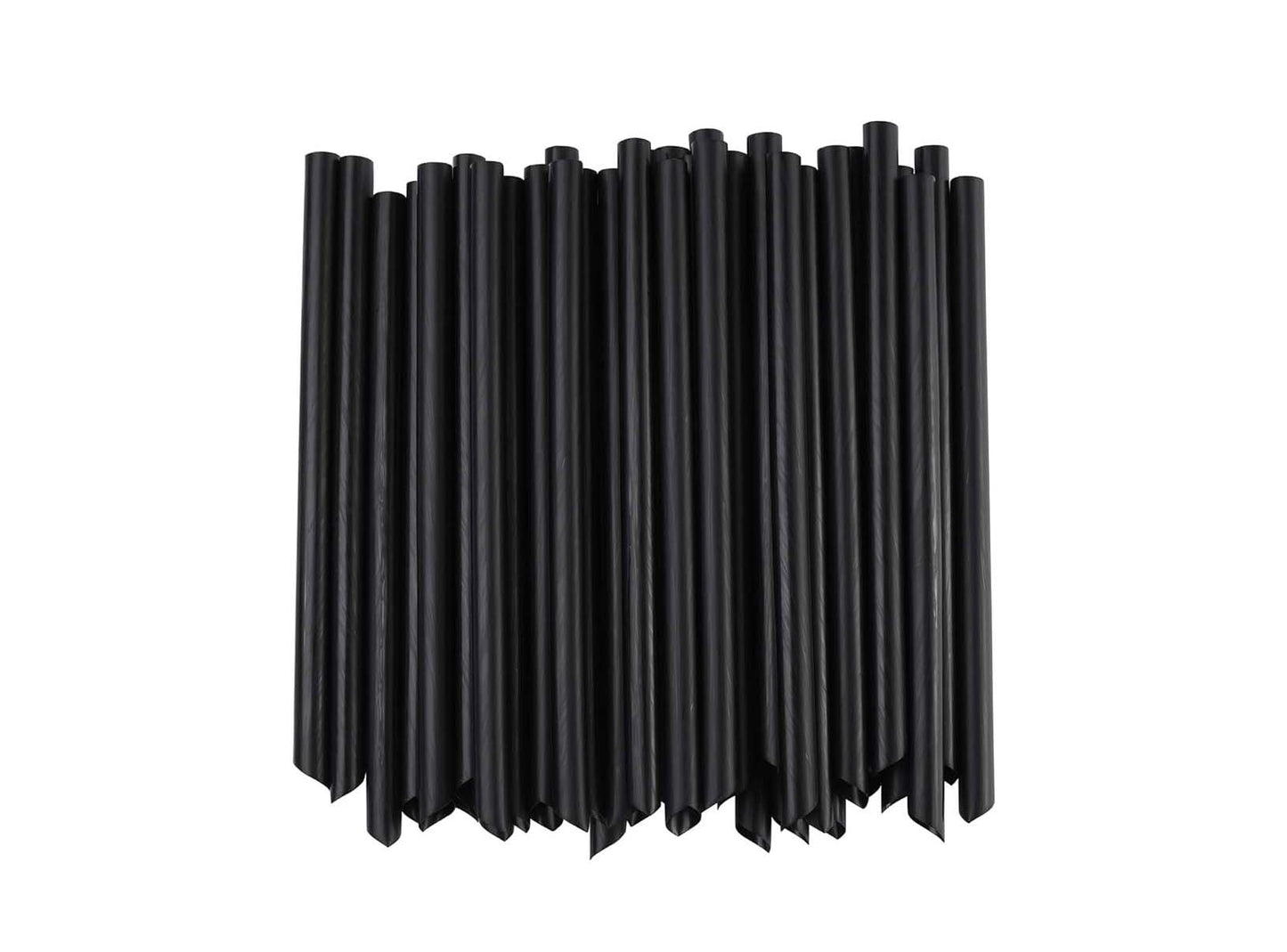 Upm Black Straws 20 Cm
