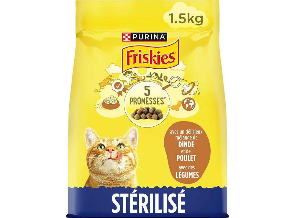 Friskies 5 Promises Mix Chicken And Turkey With Vegetables