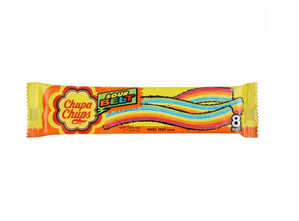 Chupa Chups Sour Belt Mixed Fruit Flavor