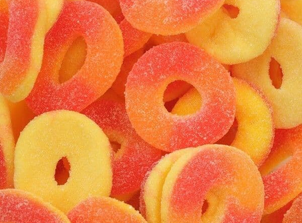 Sour Mini Peach Rings Jelly