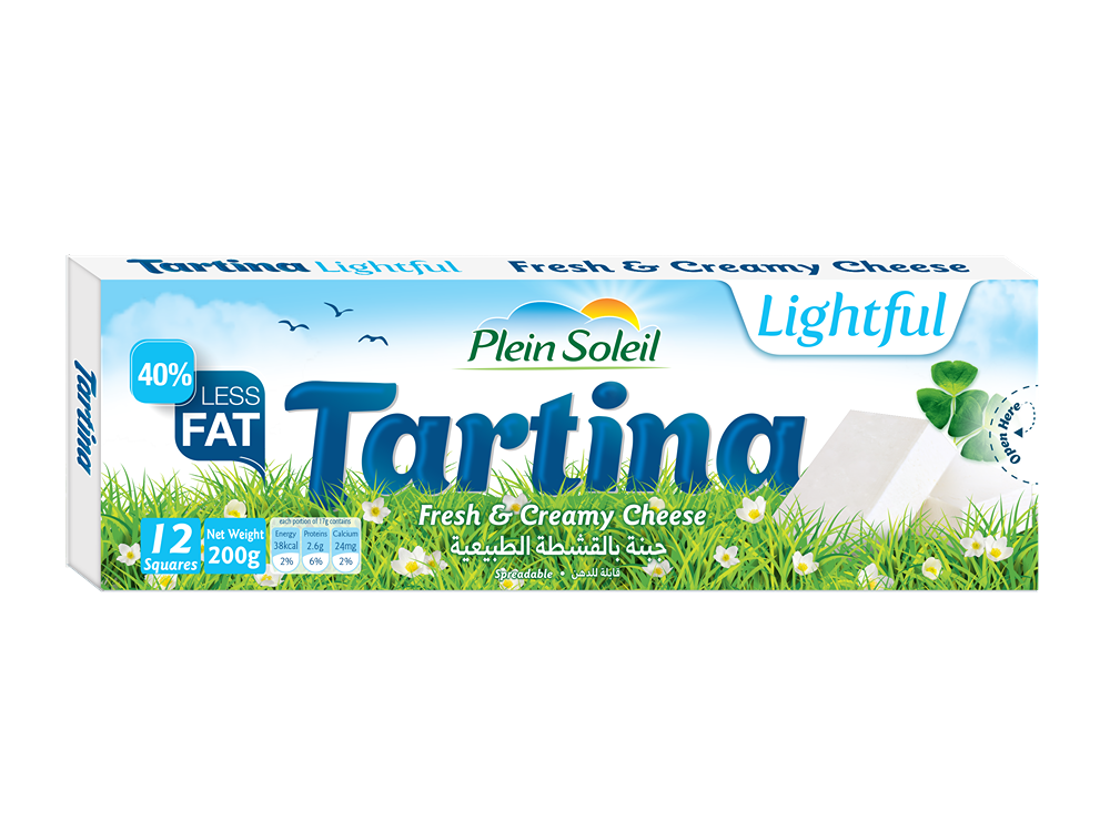 Plein Soleil Tartina Lightful 12 Squares Cream Cheese