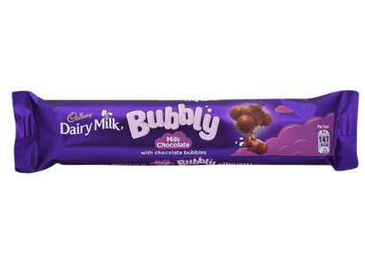 Cadbury Bubbly Milk Chocolate Bar