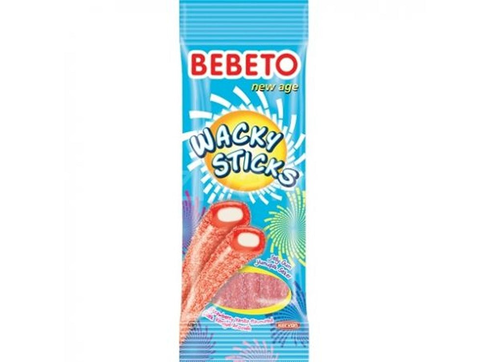 Bebeto Wacky Sticks Strawberry Vanilla
