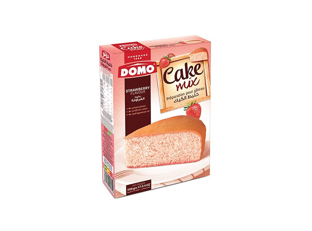 Domo Cake Mix Strawberry Flavour