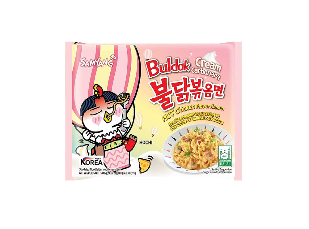 Buldak Hot Chicken Flavor Ramen Cream Carbonara - Korean Indomie