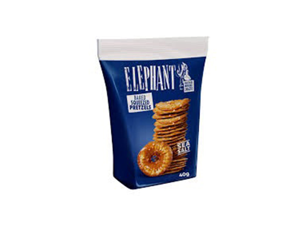 Elephant Baked Squeezed Pretzels Sea Salt