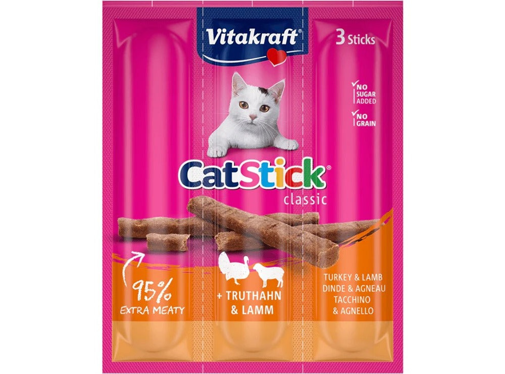 Vitakraft Cat Stick Classic 3 Flavour Turkey