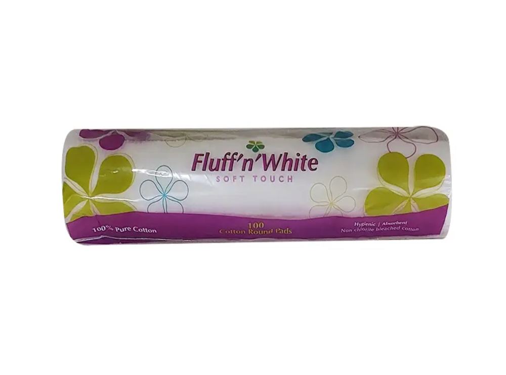 Fluff N White Soft Touch Cotton Pleats Pads