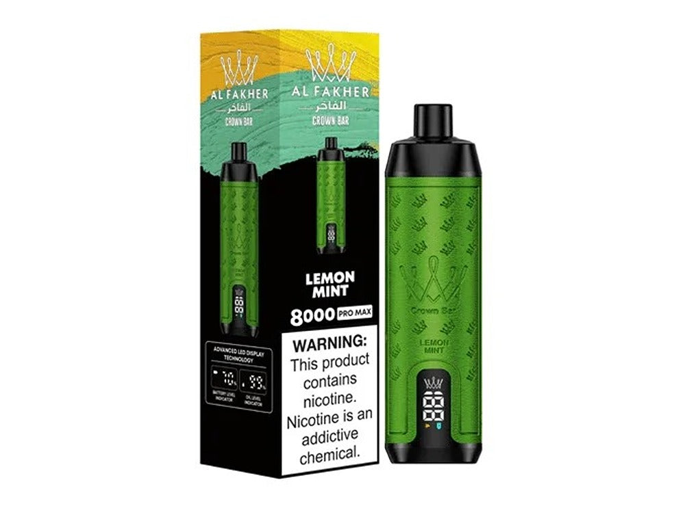 Al Fakher Lemon Mint Vape Crown Bar