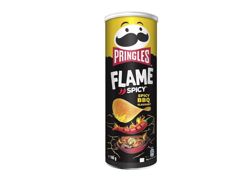 Pringles Flame Spicy Spicy BBQ Flavor
