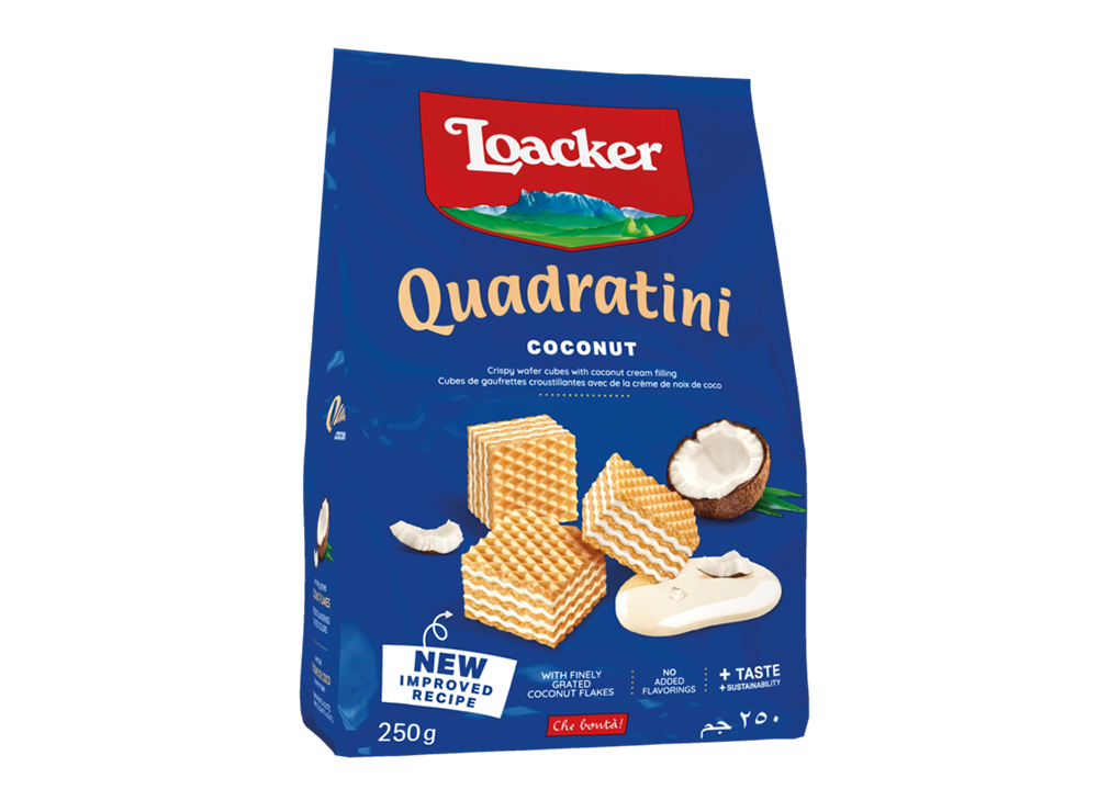 Coconut Loacker Quadratini