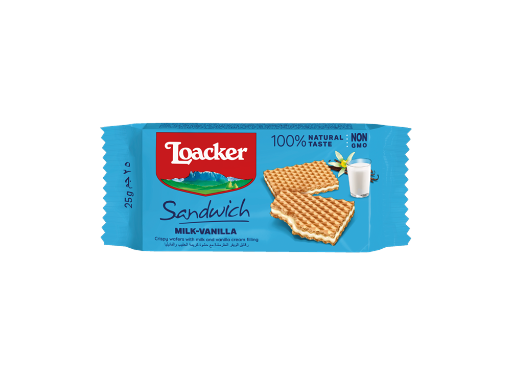 Loacker Sandwich Milk-Vinilla