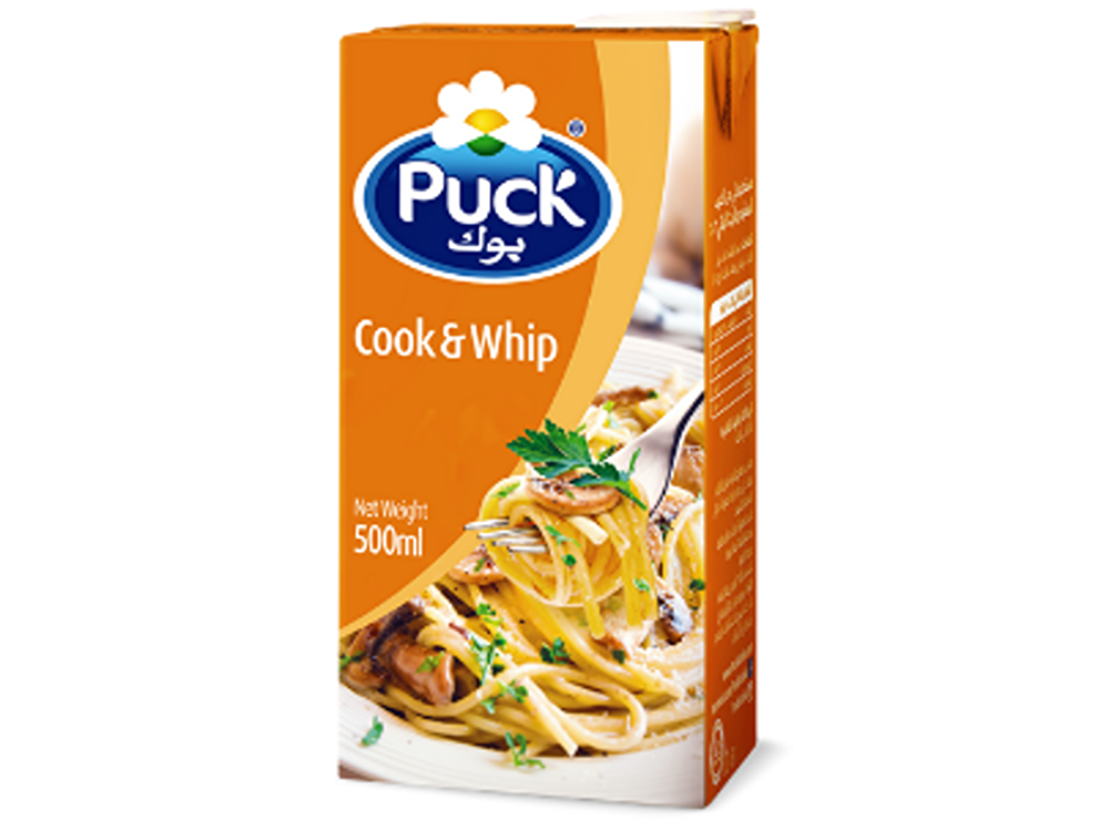 Puck Cook & Whip Cream