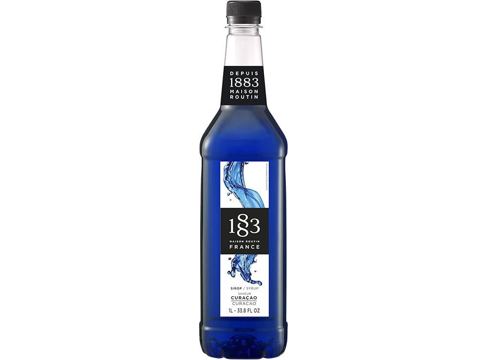 Syrup Sirop Blue Curacao 1883 France