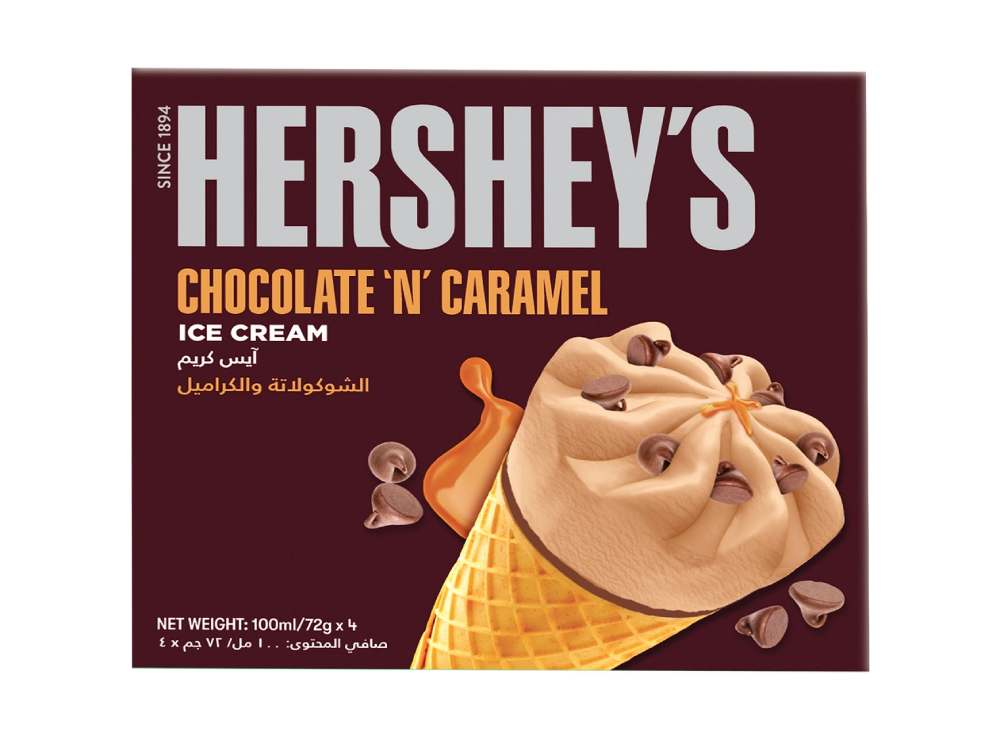 Hersheys Chocolate And Caramel Cone