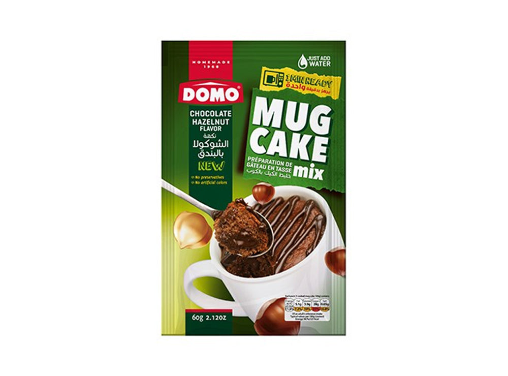 Domo Mug Cake Hazelnut Chocolate