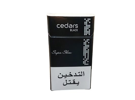 Cedars Black Super Slim