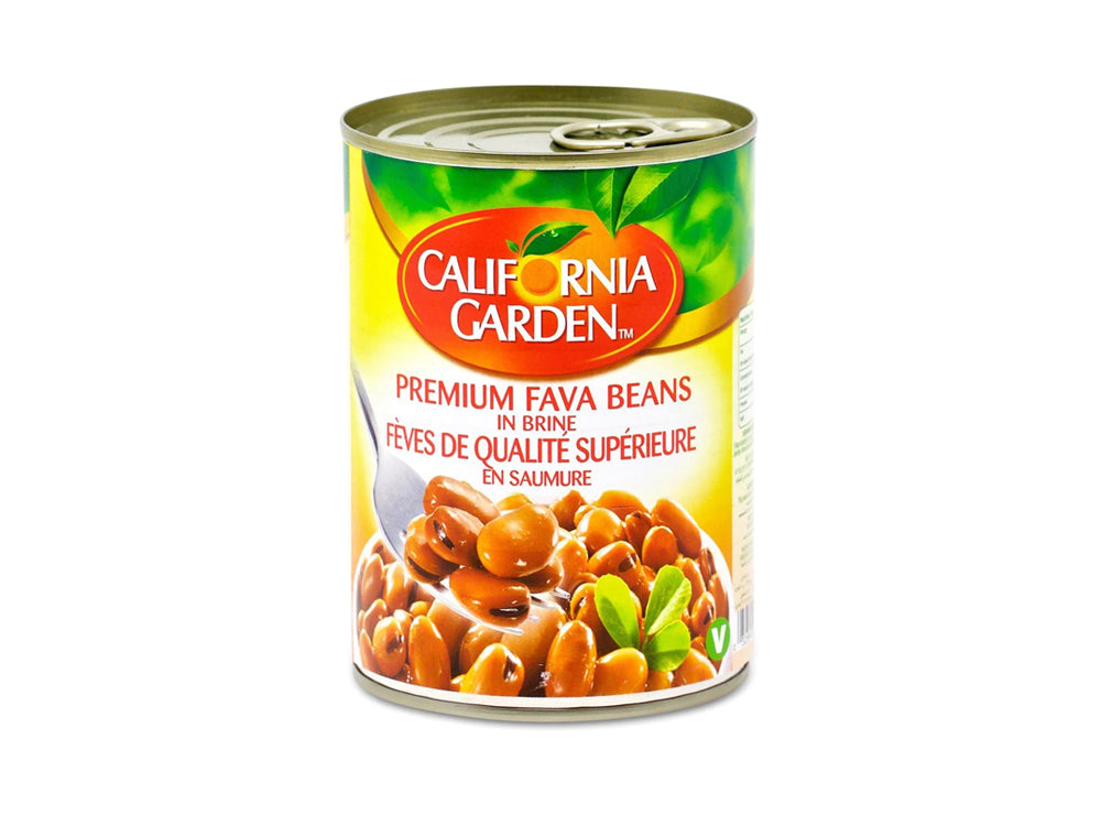 California Garden Fava Beans & Check Pease In Brine 400G