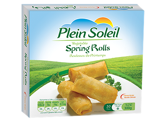 Plein Soleil Frozen Vegetable Spring Rolls