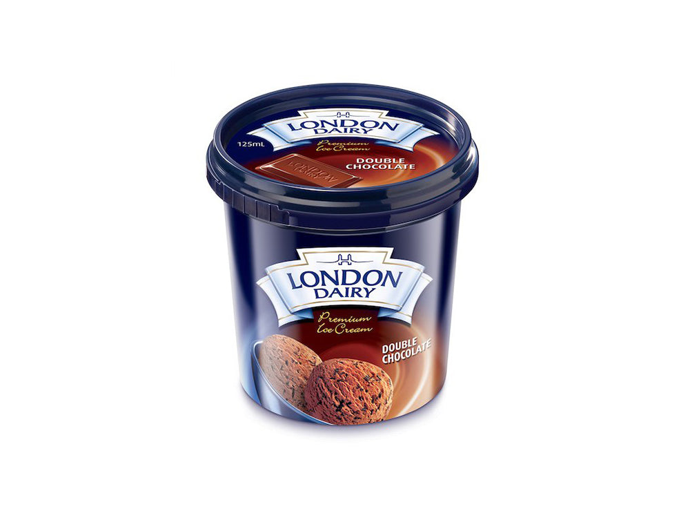 London Dairy Double Chocolate Cup Ice Cream
