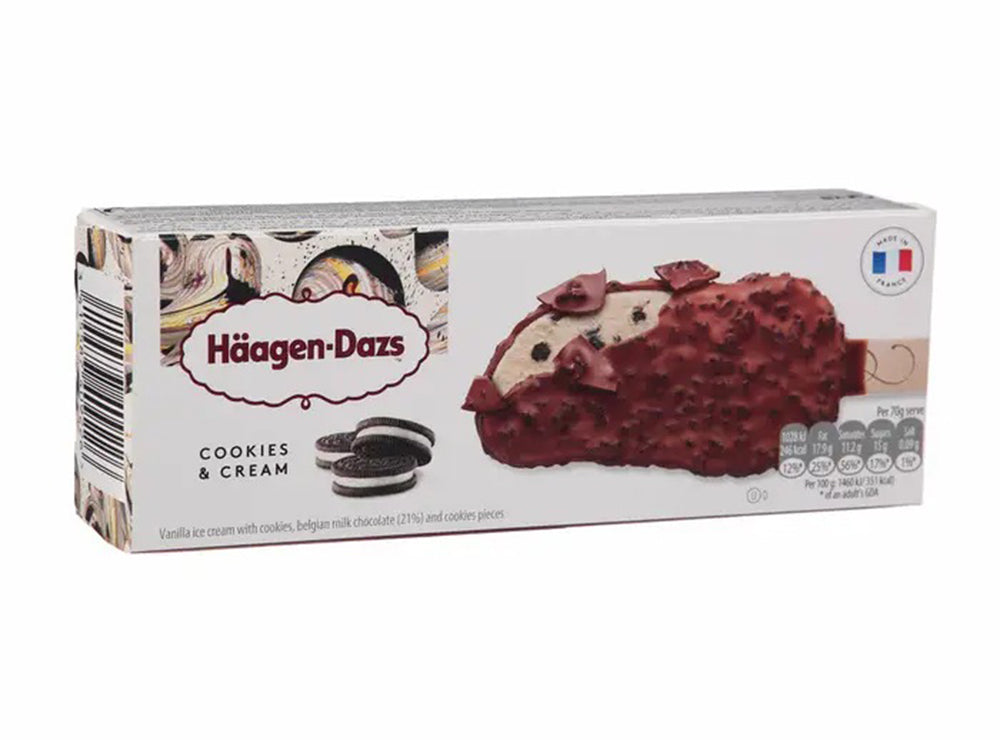 Haagen Dazs Cookies & Cream Ice Cream Stick