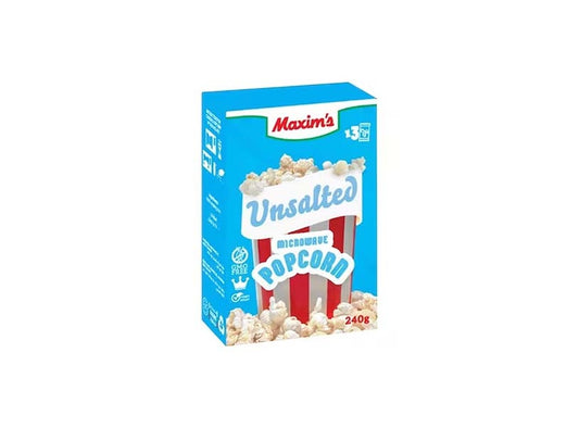 Maxim's Microwave Pop Corn Unsalted