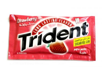 Trident Strawberry Sugar Free Gum