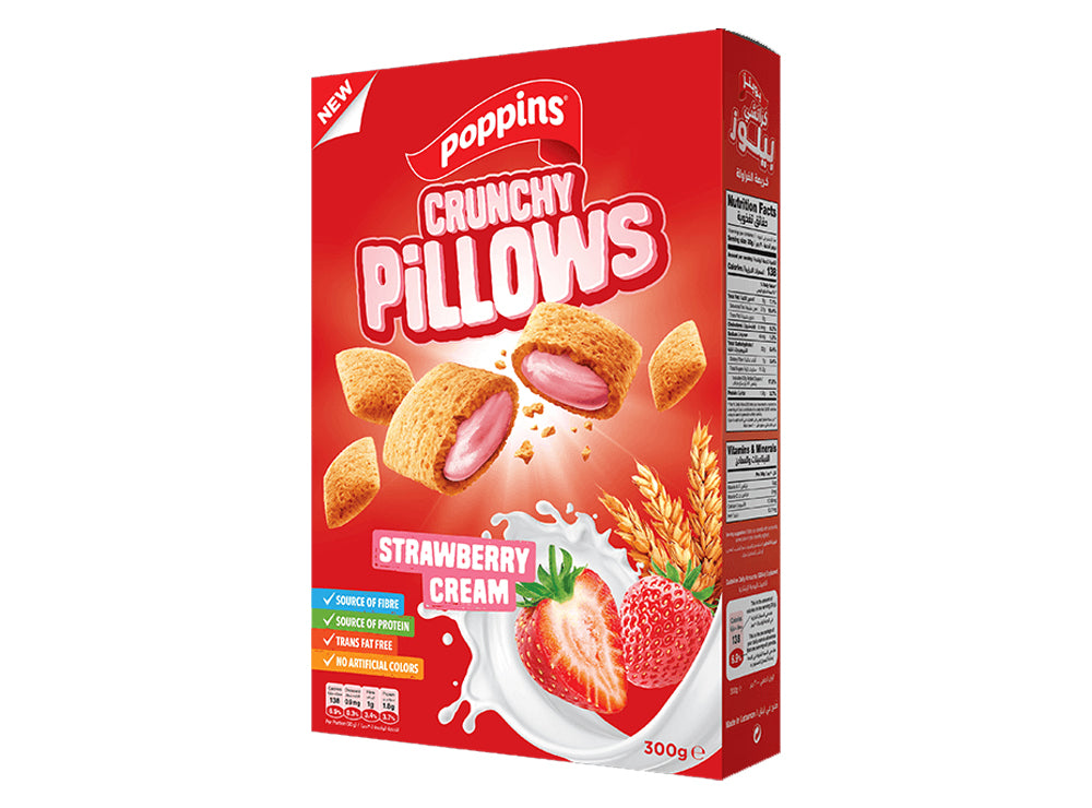 Poppins Crunchy Pillows Strawberry