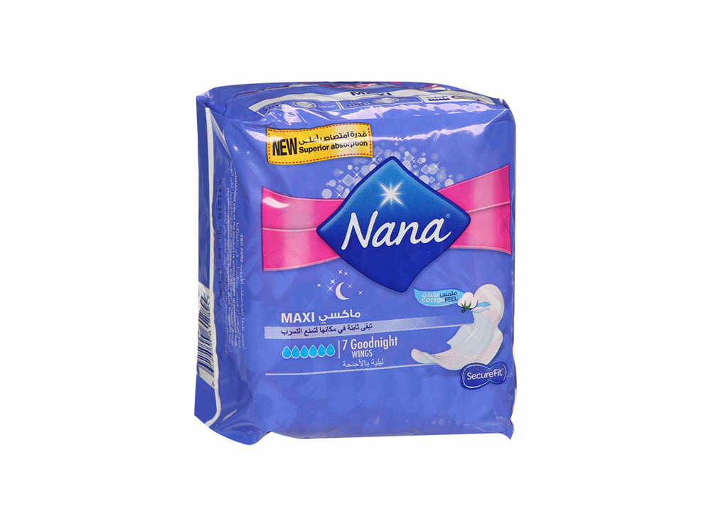 Nana Maxi Thick Goodnight Pads With Wings