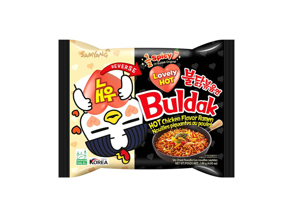 Buldak Hot Chicken Flavor Ramen Lovely Hot - Korean Indomie