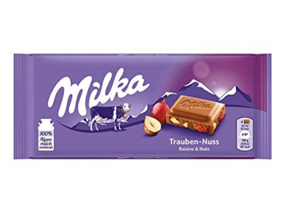 Milka Rasins And Nuts