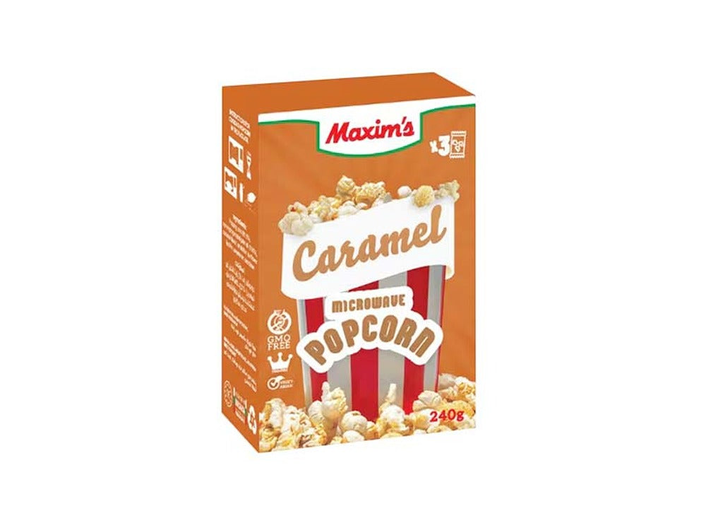 Maxim's Microwave Pop Corn Caramel