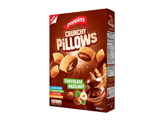 Poppins Cruncyh Pillow Chocolate And Hazelnuts