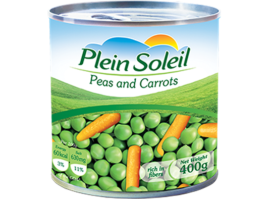 Plein Soleil Canned Peas & Carrots