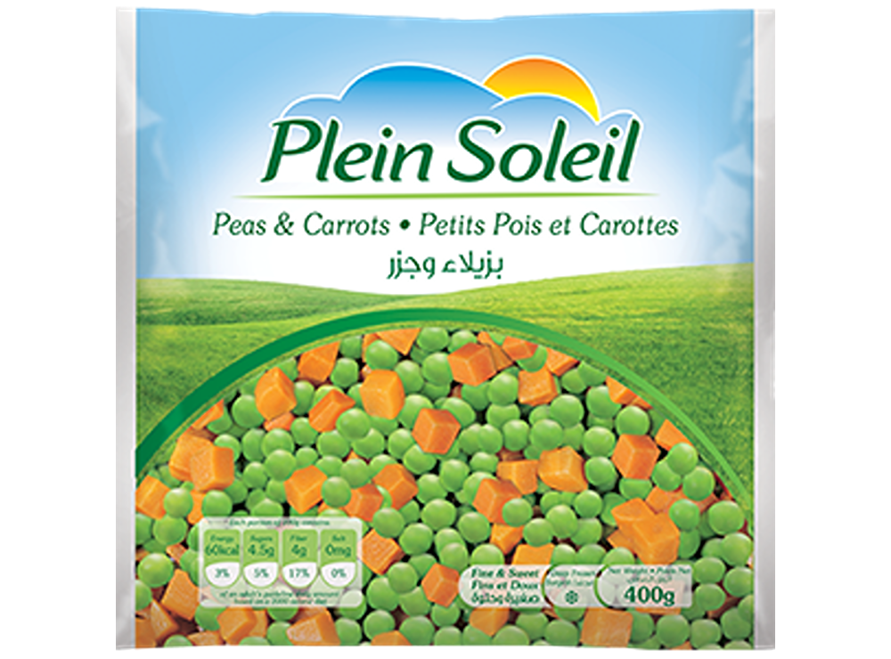 Plein Soleil Frozen Green Peas & Carrots