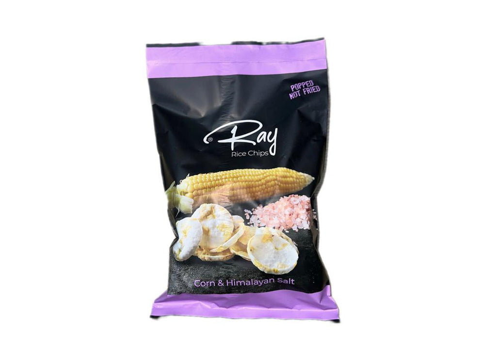 Ray Rice Chis Popped Not Fried Corn & Himalayan Salt
