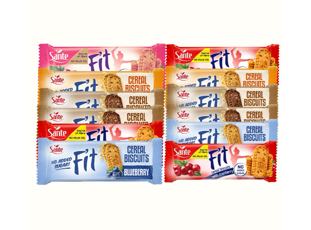 Bundle 18 - 50g  Sante Fit Mix Of 12 Cereal
