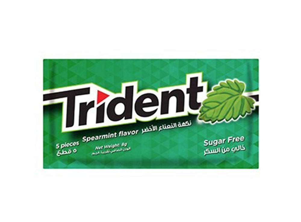 Trident Spearmint Flavor Sugar Free