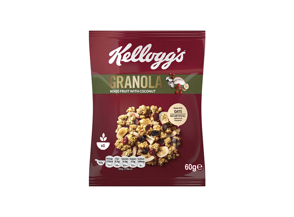 Kellog's Granola Mied Fruit With Coconut Made With Oats