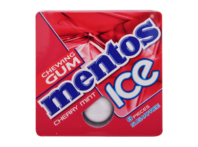 Mentos Ice Sugar Free Cherry Mint Chewing Gum