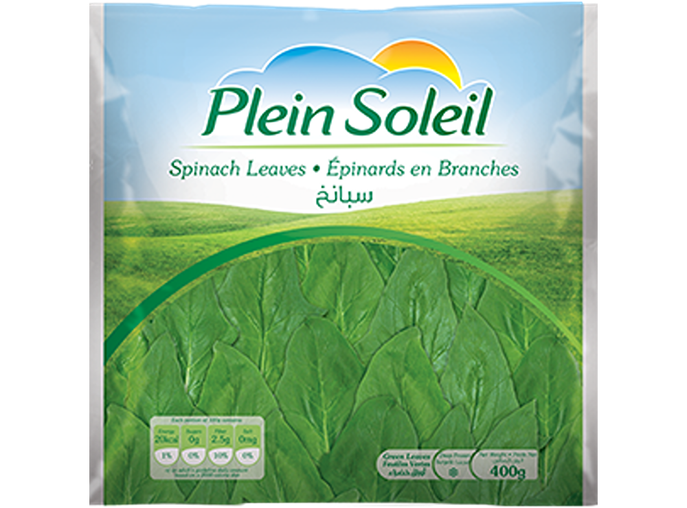 Plein Soleil Frozen Spinach Leaves