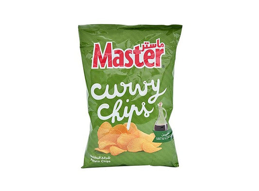 Master Curvy Chips Salt And Vinegar